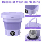 Home.Co- Foldable Mini Washing Machine